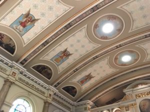 St Ignatius rear Ceiling Left CloseUp